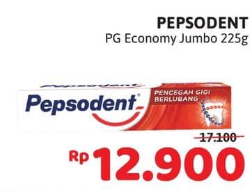 Promo Harga Pepsodent Pasta Gigi Pencegah Gigi Berlubang 225 gr - Alfamidi