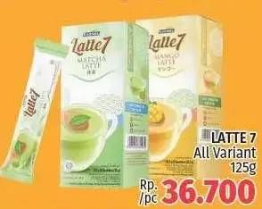 Promo Harga Latte 7 Latte All Variants 125 gr - LotteMart