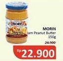 Promo Harga MORIN Jam Peanut Butter 150 gr - Alfamidi