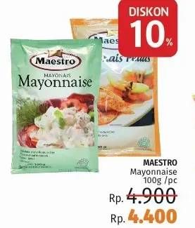 Promo Harga MAESTRO Mayonnaise All Variants 100 gr - LotteMart