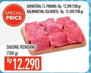 Promo Harga Daging Rendang Sapi per 100 gr - Hypermart