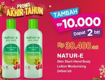 Promo Harga Natur-e Hand Body Lotion Daily Nourishing Moisturizing 245 ml - Indomaret