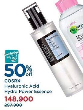 Promo Harga COSRX Hyaluronic Acid Hydra Power Essence  - Watsons