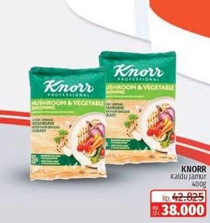 Promo Harga Knorr Kaldu Rasa Jamur dan Sayuran 400 gr - Lotte Grosir
