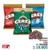 Promo Harga Ceres Hagelslag Rice Choco All Variants 200 gr - LotteMart