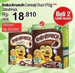 Promo Harga Nestle Koko Krunch Cereal/Duo 170 gr - Carrefour