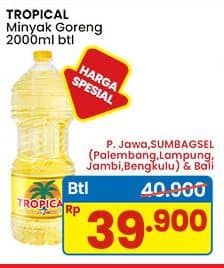 Promo Harga Tropical Minyak Goreng 2000 ml - Indomaret