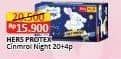 Promo Harga Hers Protex Comfort Night Wing 30cm 24 pcs - Alfamart