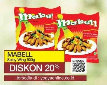 Promo Harga MABELL Spicy Wing 500 gr - Yogya