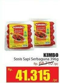 Promo Harga KIMBO Sosis Sapi Serbaguna 396 gr - Hari Hari