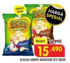 Promo Harga Kusuka Keripik Singkong All Variants 180 gr - Superindo