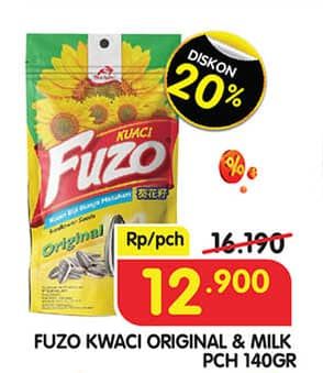 Promo Harga Fuzo Kuaci Original, Milk 140 gr - Superindo