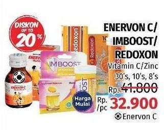 Promo Harga ENERVON C/IMBOOST/REDOXON  - LotteMart