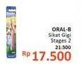 Promo Harga ORAL B Toothbrush Stages For Kid Stages 2  - Alfamidi