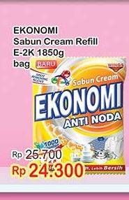 Promo Harga Ekonomi Sabun Cream Kuning 1850 gr - Indomaret