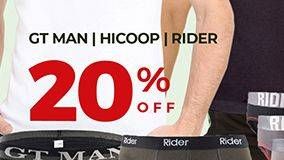 Promo Harga GT Man/Hicoop/Rider Celana Dalam Pria  - Carrefour