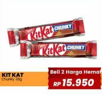 Promo Harga Kit Kat Chunky 38 gr - Yogya