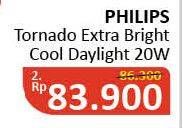 Promo Harga PHILIPS Lampu Tornado Extra Bright, Cool Daylight, 20W  - Alfamidi