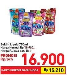Promo Harga SO KLIN Liquid Detergent 750 ml - Carrefour
