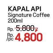 Promo Harga Kapal Api Kopi Signature Drink 200 ml - LotteMart