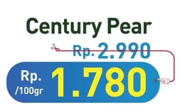Promo Harga Pear Century per 100 gr - Hypermart