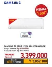 Promo Harga Samsung AR05TGHQASINSE | AC 1/2 PK  - Carrefour