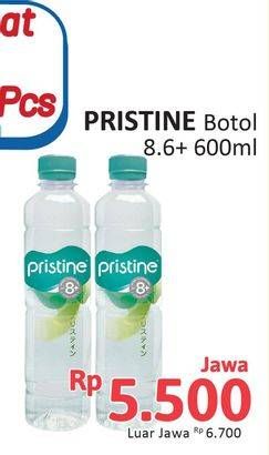 Promo Harga Pristine 8 Air Mineral 600 ml - Alfamidi