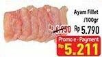 Promo Harga Ayam Fillet per 100 gr - Hypermart