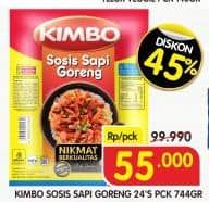 Promo Harga Kimbo Sosis Sapi Goreng 744 gr - Superindo