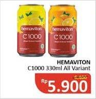 Promo Harga HEMAVITON C1000 All Variants 330 ml - Alfamidi