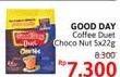 Promo Harga Good Day Coffee Duet ChocoNut per 5 sachet 22 gr - Alfamidi