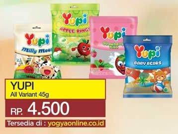 Promo Harga YUPI Candy All Variants 45 gr - Yogya