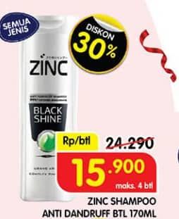 Promo Harga Zinc Shampoo All Variants 170 ml - Superindo