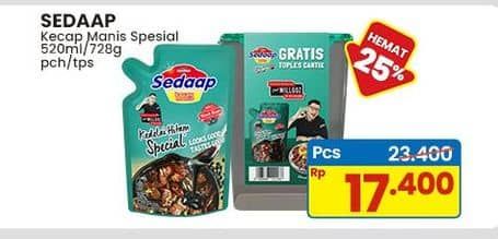 Promo Harga Sedaap Kecap Manis 550 ml - Indomaret