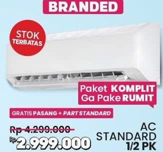 Promo Harga Branded AC Standard 1/2 PK  - COURTS