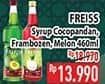 Promo Harga Freiss Syrup Melon, Frambozen, Cocopandan 500 ml - Hypermart