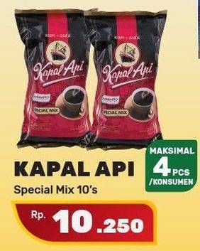 Promo Harga Kapal Api Kopi Bubuk Special Mix per 10 sachet 25 gr - Yogya