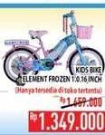 Promo Harga ELEMENT Sepeda 16" Frozen  - Hypermart