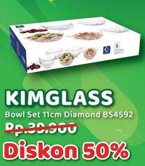 Promo Harga KIM GLASS Salad Bowl BS4592  - Yogya