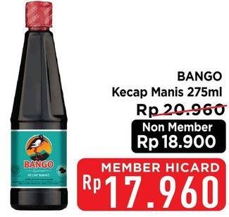 Promo Harga Bango Kecap Manis 275 ml - Hypermart