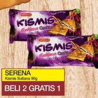 Promo Harga Serena Kismis Sultana Cookies 90 gr - Yogya