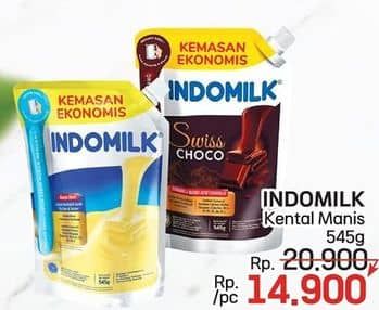 Promo Harga Indomilk Susu Kental Manis 545 gr - LotteMart