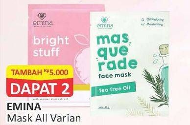 Promo Harga EMINA Face Mask All Variants  - Alfamart