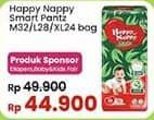 Promo Harga Happy Nappy Smart Pantz Diaper M32, L28, XL24 24 pcs - Indomaret