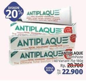 Promo Harga ANTIPLAQUE Toothpaste All Variants 75 gr - LotteMart