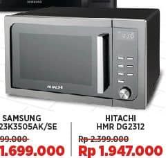Promo Harga Hitachi HMR-DG2312 | Microwave Grill 23 Liter  - COURTS