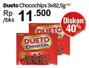 Promo Harga DUETO Chocochips 82 gr - Carrefour