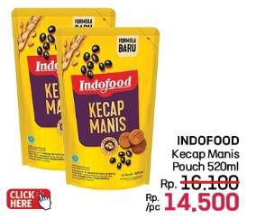 Promo Harga Indofood Kecap Manis 520 ml - LotteMart