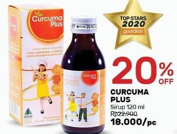 Promo Harga CURCUMA PLUS Suplemen Makanan 120 ml - Guardian