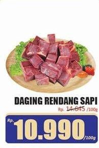 Promo Harga Daging Rendang Sapi per 100 gr - Hari Hari